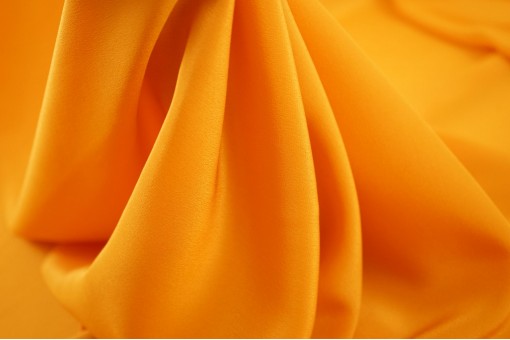 Jedwab elastyczny -pomarańczowy -TKANINA J0015